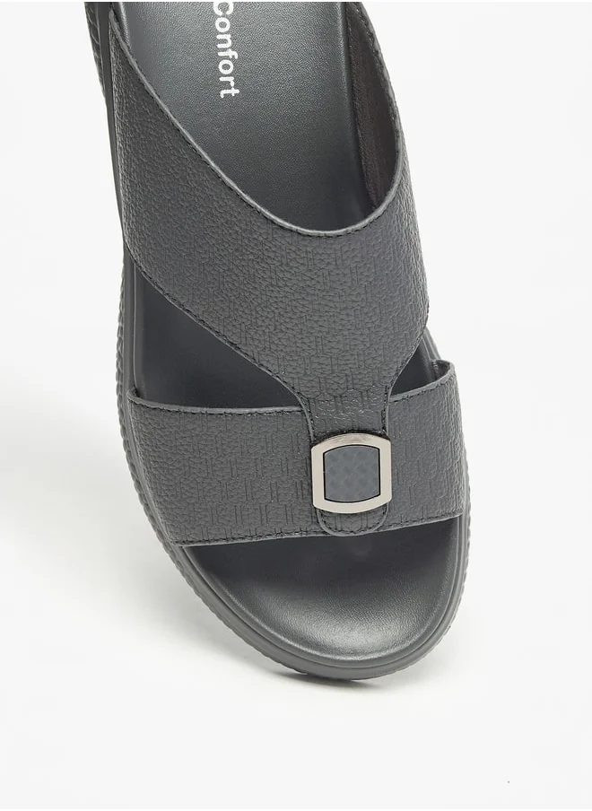 لو كونفورت Textured Slip-On Comfort Sandals