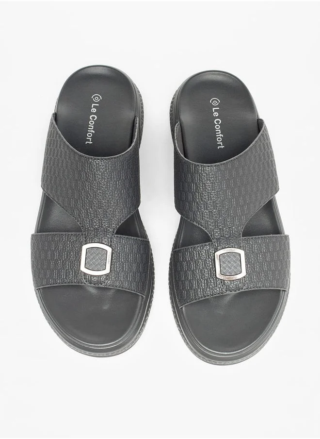 Le Confort Textured Slip-On Comfort Sandals