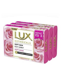 Botanicals Soft Skin Bar Soap Soft Rose Pack Of 3