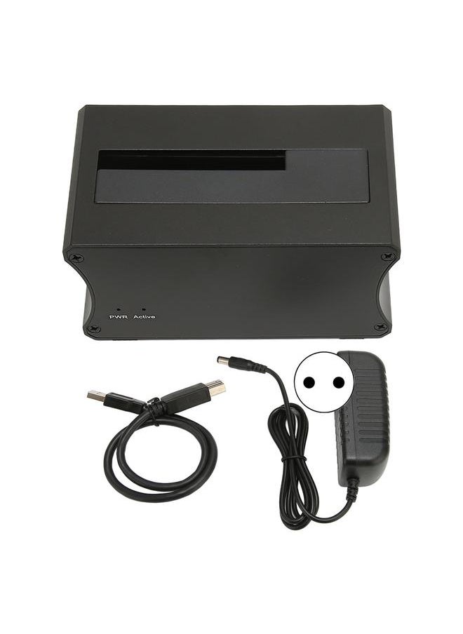 Thoraya USB3.0 2.5/3.5 Metal Multi-function Mobile Hard Drive Case Base 110-240V EU Reg  - Image 1