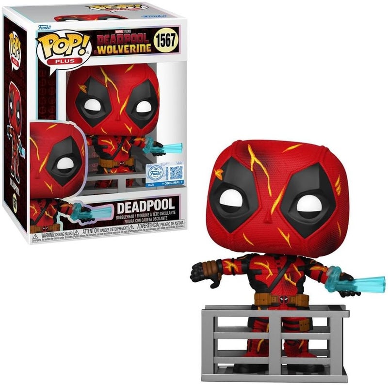 Funko فنكو بوب! بلس: ديدبول (حصري) - ديدبول - تمثال فينيل قابل للجمع - فكرة هدية - منتجات رسمية - ألعاب للأطفال والبالغين - Image 2