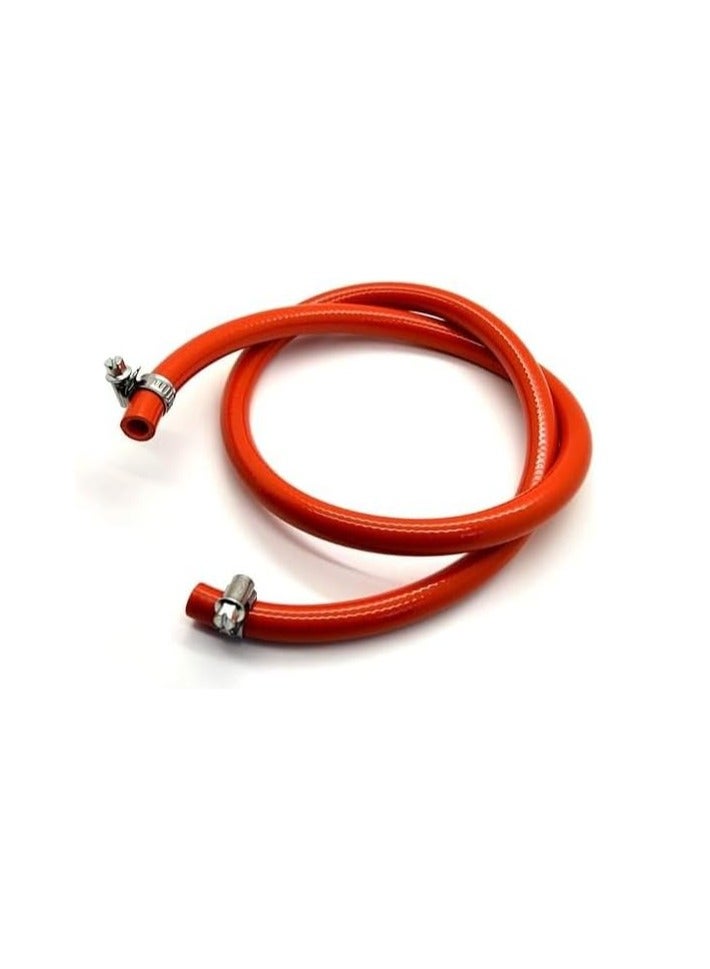 Durable Household Gas Connection Pipe with 2 Fittings Corrosion & Temperature Resistant Leak-Proof Anti-Aging Flexible for Stoves Cylinders Heaters & Appliances (1.8M) - Image 1