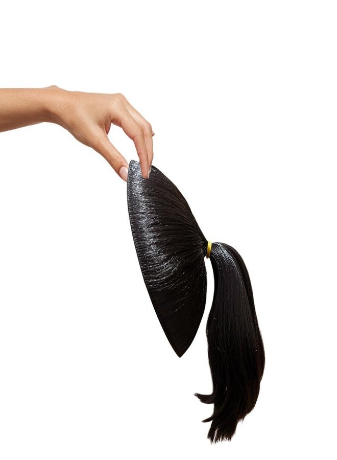 Pinaka Ball Head Wig Wrapped With Grapefruit Peel Flower Bud Head To Increase The Amount Of Hair On The Top Of The Head (Ponytail 35cm, Brown) - Image 5