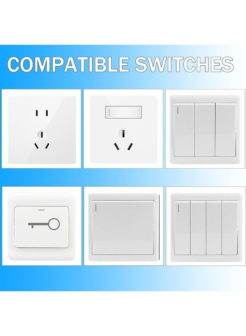 Light Switch Guard Cover, 2Pcs Child Proof Wall Switch Cover, Child Safety Plug Socket Covers, Prevents Accidental Switch Flips by Children and Adults - Image 4