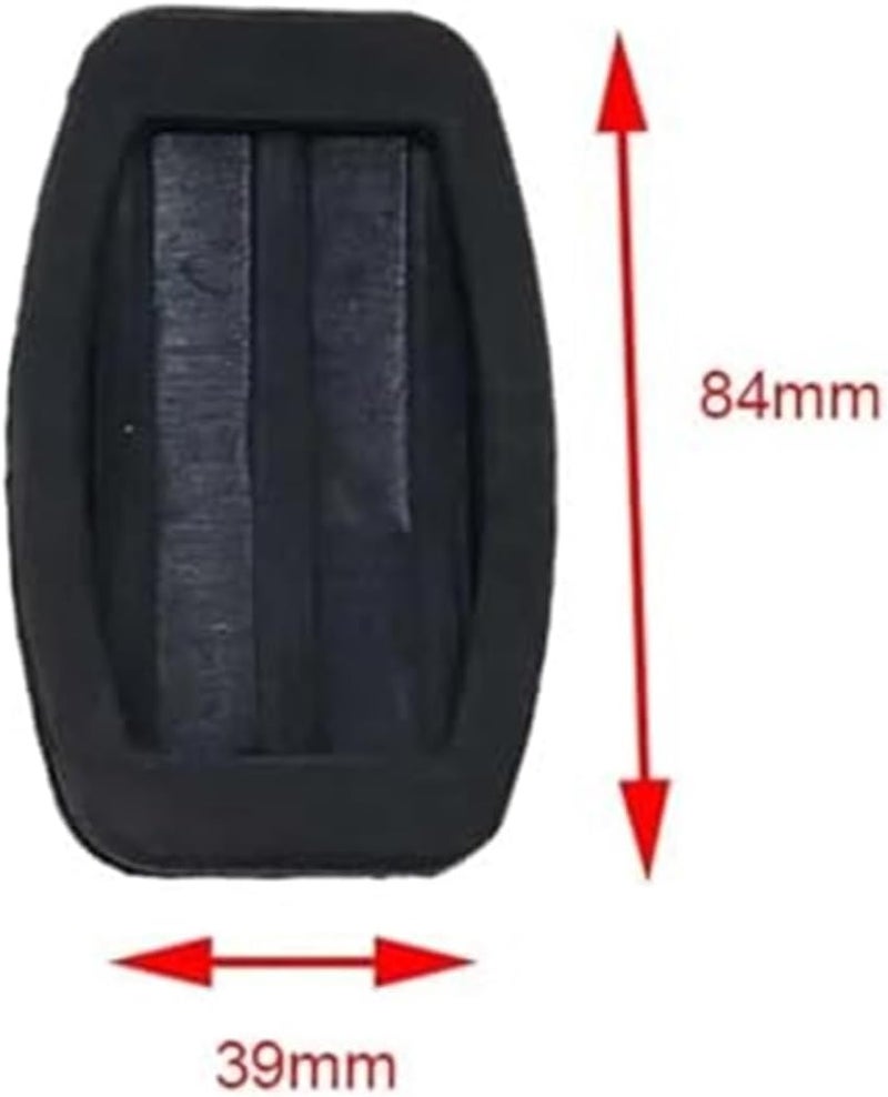Wivplex Black Pedal Pad Set for Fiat and Lancia - Image 2