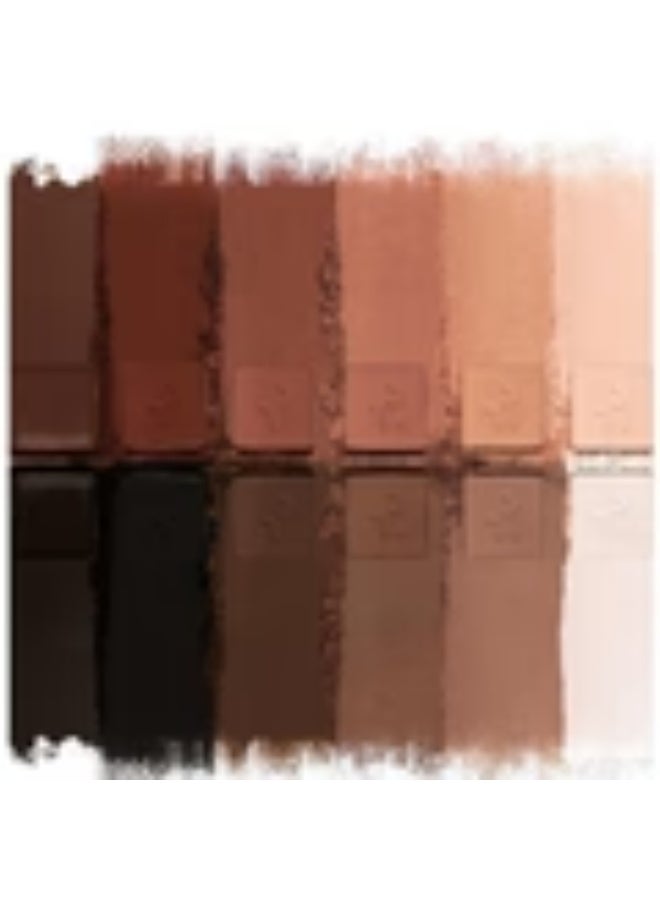 PATRICK TA Major Dimension III Matte Eyeshadow Palette – 12 Neutral Matte Shades | Professional Blendable Pigment Palette - Image 2