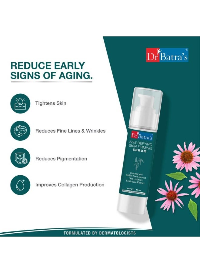 Dr Batra's Age defying Skin firming Serum - 50 g and Natural Skin Lightening Cream - 100 gm (Pack of 2 For Men and Women) - Image 2