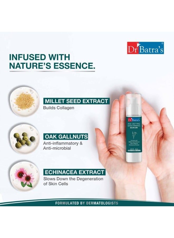 Dr Batra's Age defying Skin firming Serum - 50 g and Natural Skin Lightening Cream - 100 gm (Pack of 2 For Men and Women) - Image 4