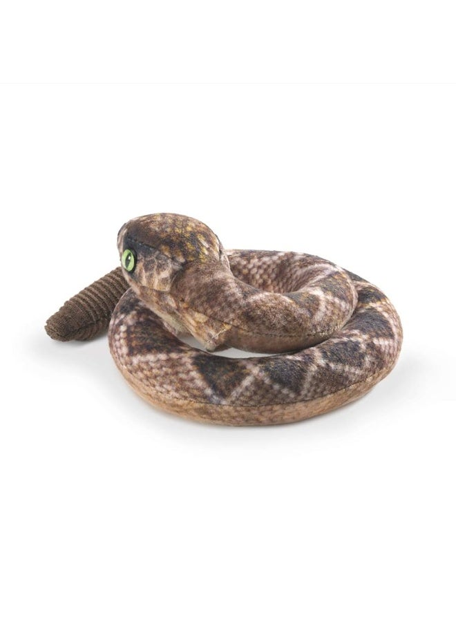 Folkmanis Folkmanis Mini Rattlesnake Finger Puppet , Brown  - Image 4