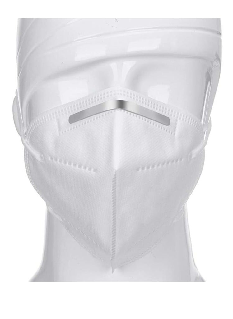 Vaultex KN95 Face Masks, 5-Ply Protective Face Mask, 25 PCS, with Elastic Ear Loops,White, Suitable for Work, Restaurants, Outdoors - Image 5