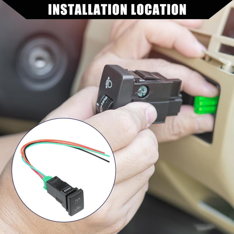 Hihaha Reversing Light Push Button Switch for Toyota - Image 2