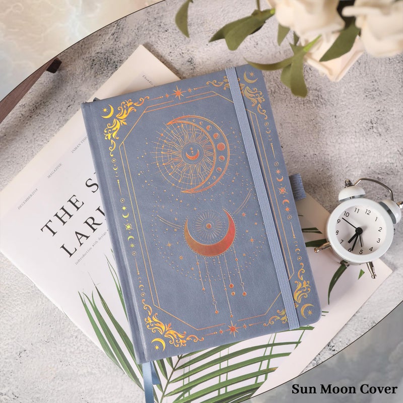 TIEFOSSI Dot Journal 160gsm 190 صفحة مرقمة يوميات للعمل والرسم A5 مجلة جلدية بغلاف مقوى لكتابة النساء والرجال - Image 4