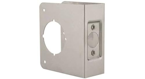Don-Jo 81-S-CW Classic Wrap-Around Plate, 22 Gauge Stainless Steel , Satin Stainless Steel Finish, 4-1/4" x 4-1/2", For Cylindrical Door Locks - Image 5