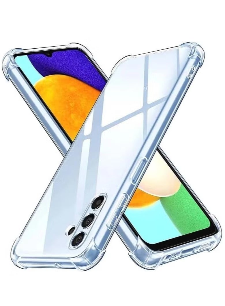 Soft Silicone Rubber and TPU Heat Resistant Back Cover with Durable Shock Absorption Corners for Samsung Galaxy A24, Clear - Image 2