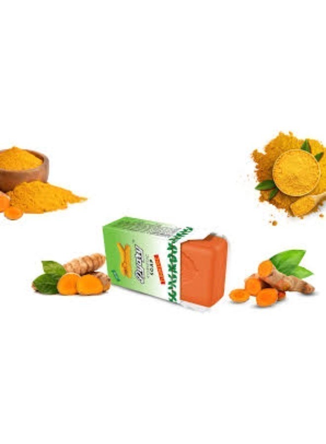 Pyary Turmeric Ayurvedic Soap 75g X 12Pcs - Image 5