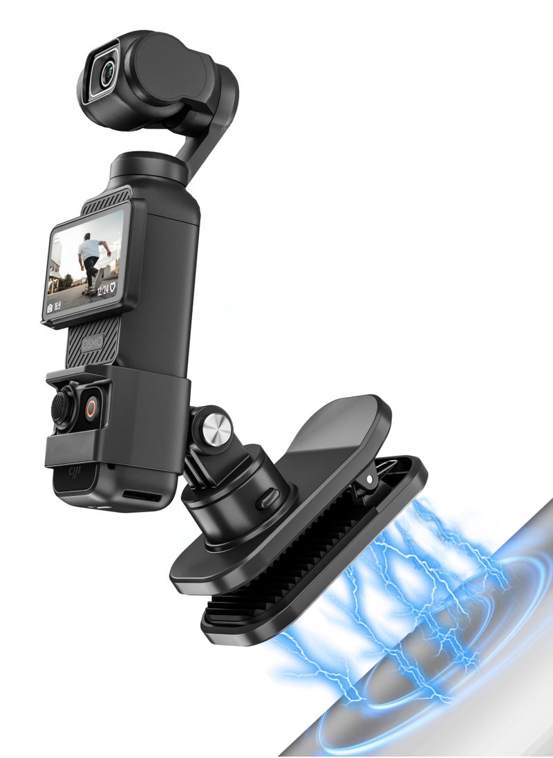 SYOSI - Accessories Kit for DJI OSMO Pocket 3 360° Rotation Backpack Clip Mount Shoulder Strap Accessories Multifunctional magnetic backpack clip for camera for DJI Pocket 3 OSMO Pockt Action Cameras - Image 1