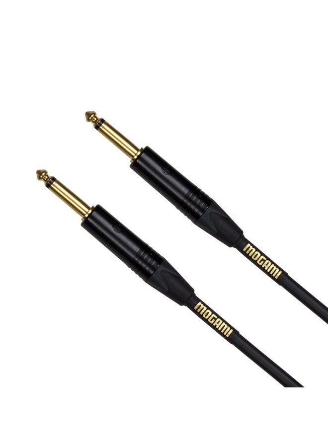 Guitar Instrument Cable (Gold, 1/4)