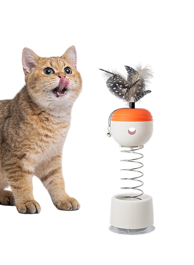 كيدل التفاعلية لعبة القط الحيوانات الأليفة لعبة تخفيف الملل القط الغذاء موزع مصاصة الربيع القط - Image 1