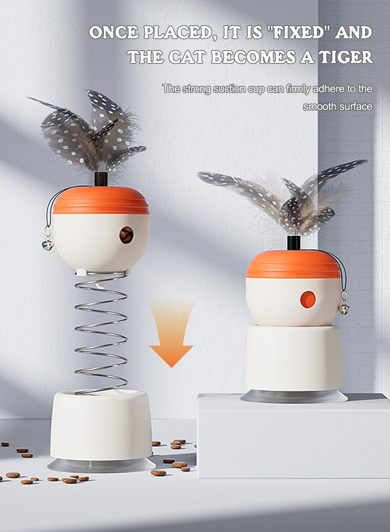كيدل التفاعلية لعبة القط الحيوانات الأليفة لعبة تخفيف الملل القط الغذاء موزع مصاصة الربيع القط - Image 5
