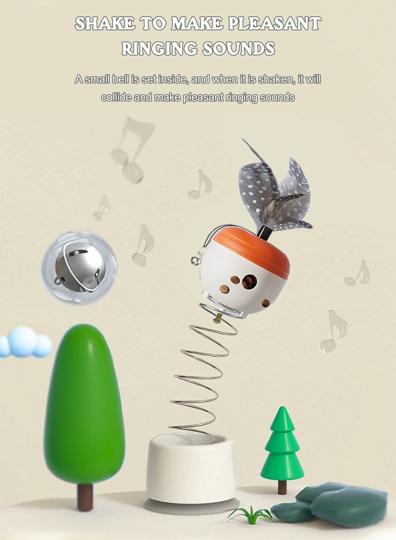 كيدل التفاعلية لعبة القط الحيوانات الأليفة لعبة تخفيف الملل القط الغذاء موزع مصاصة الربيع القط - Image 2