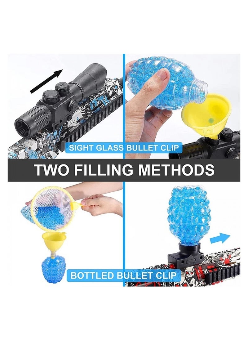 HASSM Blue water bullet charging machine toy gun  - Image 5