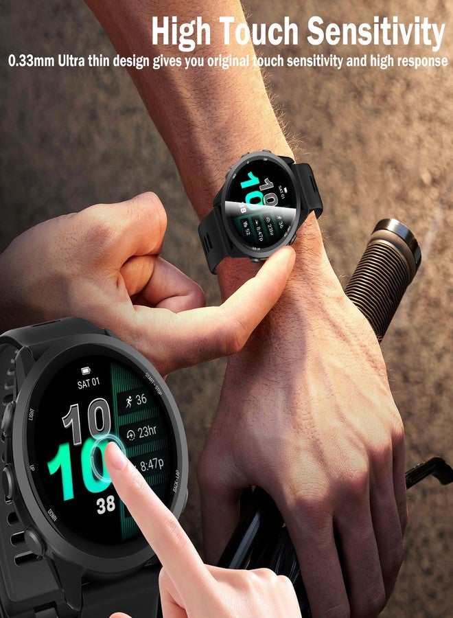 Simpeak 5-Pack Screen Protector Compatible with Garmin Forerunner 970 Smartwatch, Clear TPU Protective Film, Anti-Scratch, Sensitive Touch, Anti-Bubble - Image 2