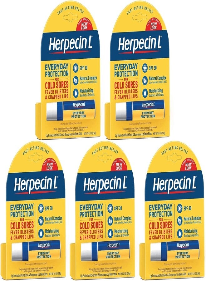 Herpecin L SPF 30 Lip Protectant 0.1 OZ (5 Pack) - Image 1