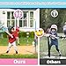 Surelect 3in1 T Ball Set for Kids Adjustable Height Hanging Baseball Batting Tee Set with 2 Bats Teeball Hitting Stand Ball Launcher for Toddlers Sport Toys OutdoorIndoor for Boys Girls - Image 4