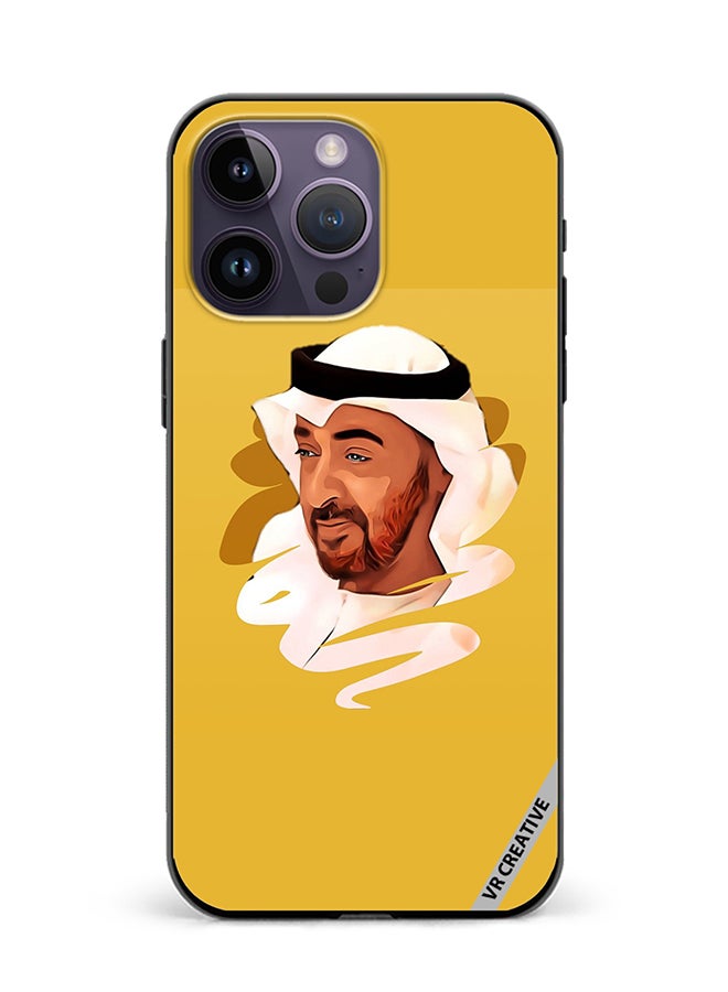 VR CREATIVE Protective Case Cover For Apple iPhone 16 Pro Max Sheikh Mohamed Bin Zayed Al Nahyan Design Multicolour