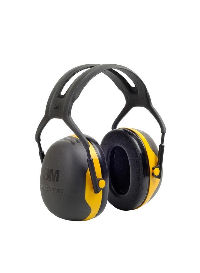 3M 3M Peltor X2A X-Series Over-the-Head Earmuffs, Black and Yellow, Pack of 1 - Image 1