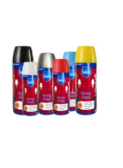 Levi's Levis Spray Paint All Purpose Metal Plastic Furniture 1 PC 380 MLSilver Grey RAL 7001 