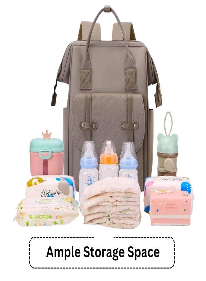 OBABY Baby Diaper Bag spacious/multi-pocket/diaper backpack/fashionable/waterproof/large capacity/durable/Maternity Backpack Cum Tote bag Spacious to Easily Organise Baby Essentials. - Image 4