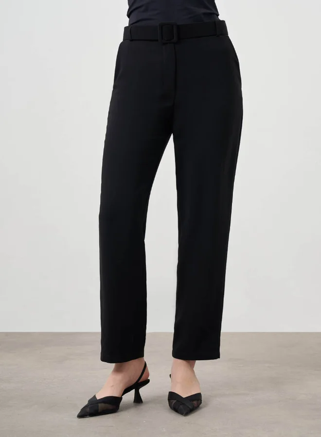 MIZALLE READY BELT TROUSERS