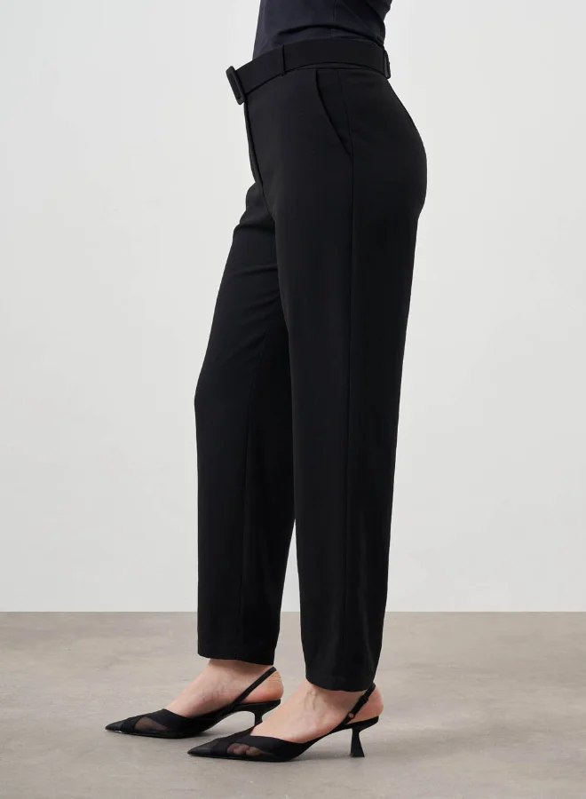MIZALLE READY BELT TROUSERS