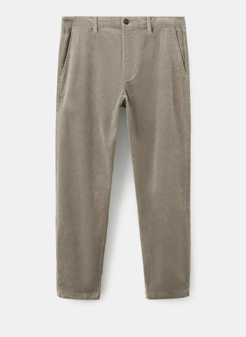 Mango Man  Corduroy slim-fit trousers for Men | Best Price UAE