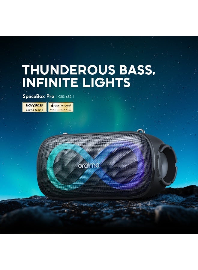 ORAIMO Portable BT 80W Speaker With RGB - SpaceBox Pro - Black - Image 2