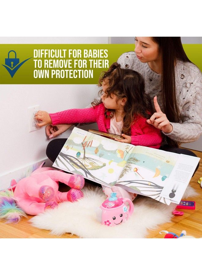 Wappa Baby Clear Outlet Covers (50 Pack) Value Pack Baby Safety Outlet Plug Covers Durable & Steady Child Proof Your Outlets Easily - Image 4