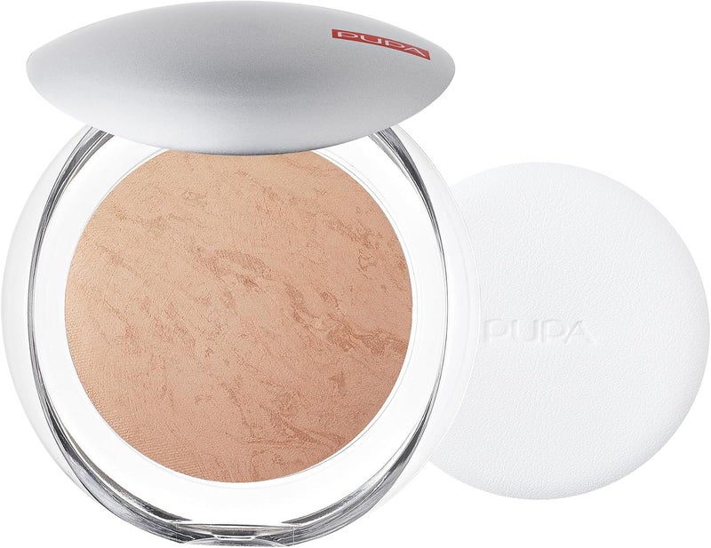 Pupa Luminys Baked Face Powder 06 Biscuit - Mattifying Finish for Even Skin Tone