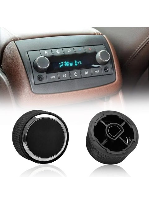 22912547 2Pcs Audio Radio Control Knob Button For Chevrolet GMC Cadillac Buick e