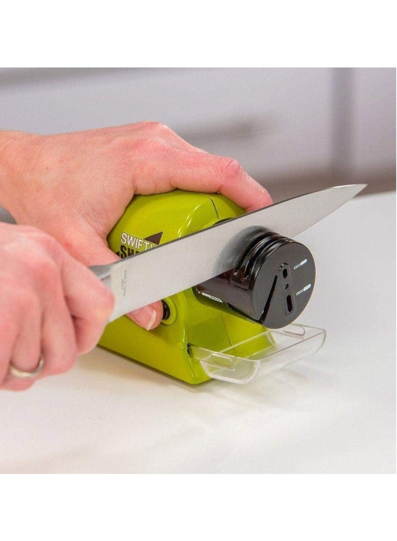 Swifty Sharp Sharp Cordless Motorized Knife Blade Sharpener - Image 4