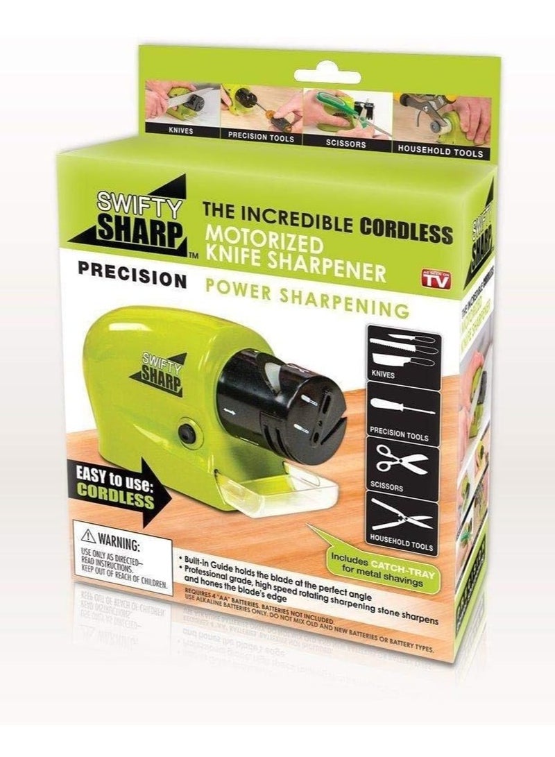 Swifty Sharp Sharp Cordless Motorized Knife Blade Sharpener - Image 2