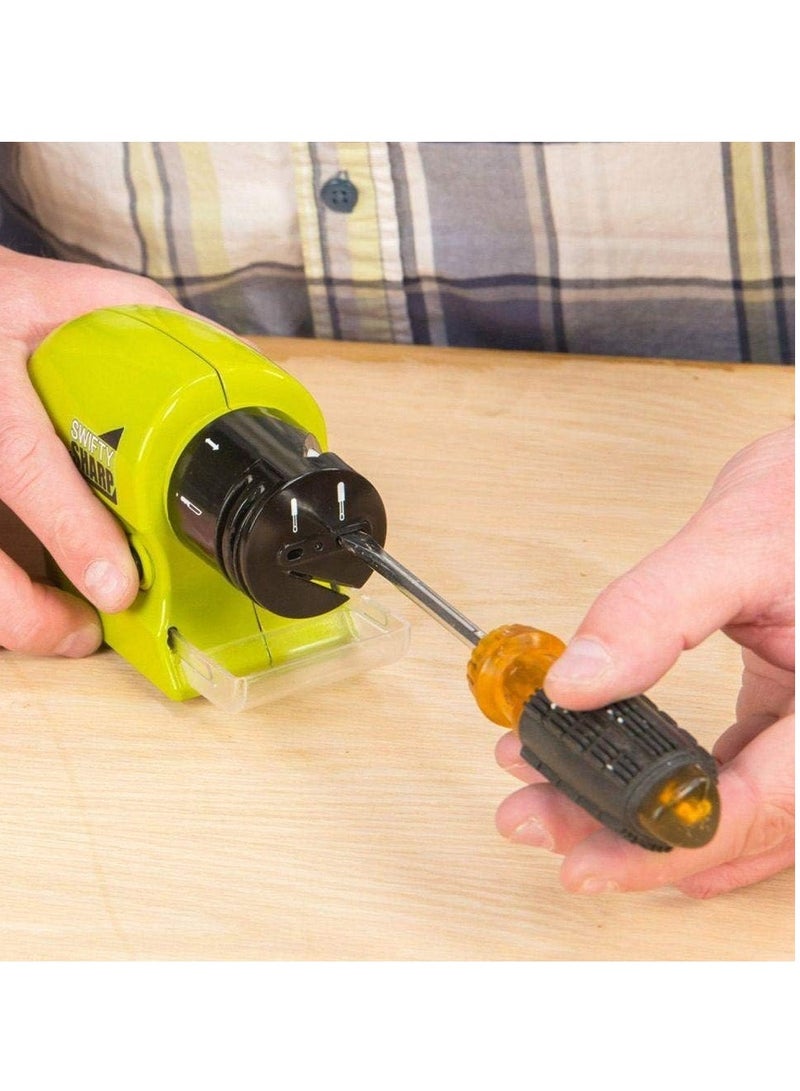 Swifty Sharp Sharp Cordless Motorized Knife Blade Sharpener - Image 3