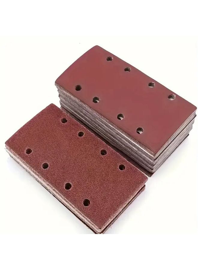 10pcs 80 Grits Flocking Sandpaper Sheets Self Adhesive For Smooth Finishing Polishing - Image 2