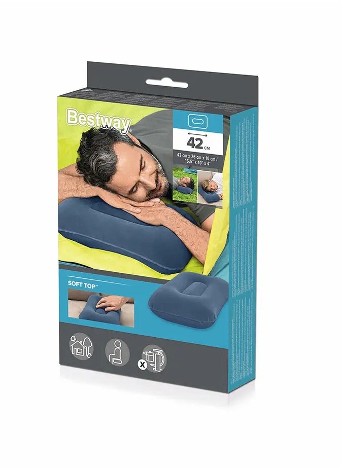 Bestway Bestway Inflatable Camping Air Cushion - Multicolour, 42x26x10cm (1pc)  - Image 2