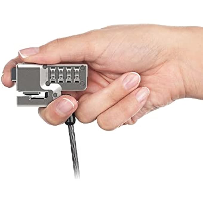 rayihni SURFACE PRO LOCK FOR SURFACE PRO 9, SURFACE PRO 8, AND SURFACE GO - COMBO (K68131WW), BLACK - Image 3