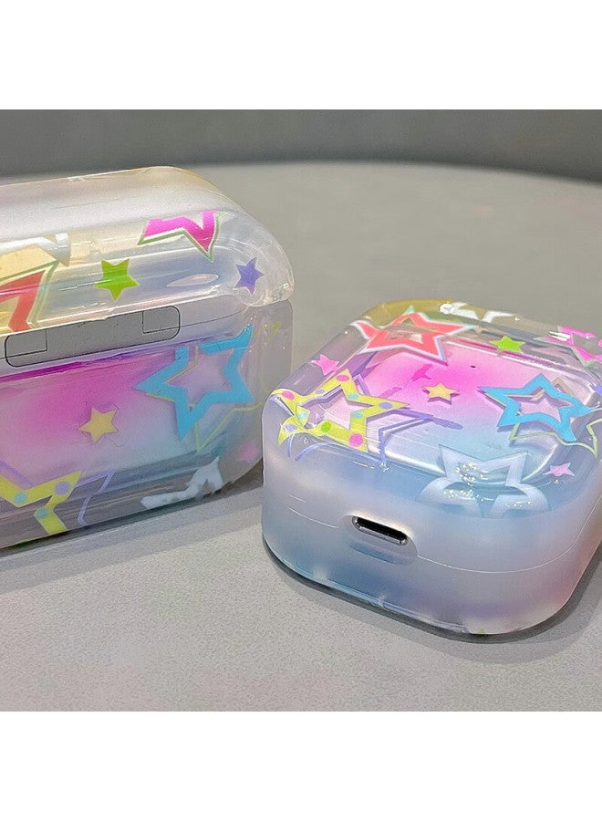 Kmaxai Apple Airpods Pro 3 Case Female Style Cute Soft Shell Wireless Earbuds Charging Case Pendant Cord Invincible Star - Image 3