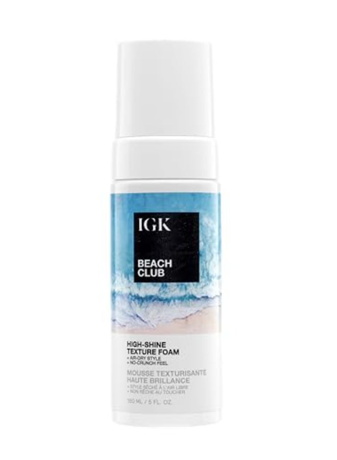 IGK BEACH CLUB HighShine Texture Foam 5 Fl Oz - Image 1