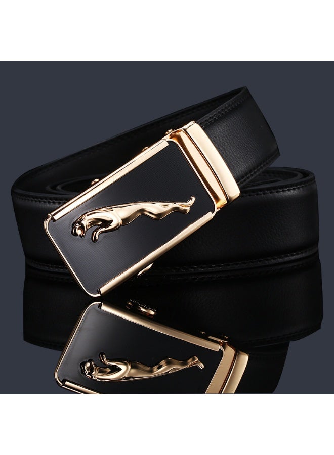 Premium Genuine Leather Automatic Buckle Men's Belt