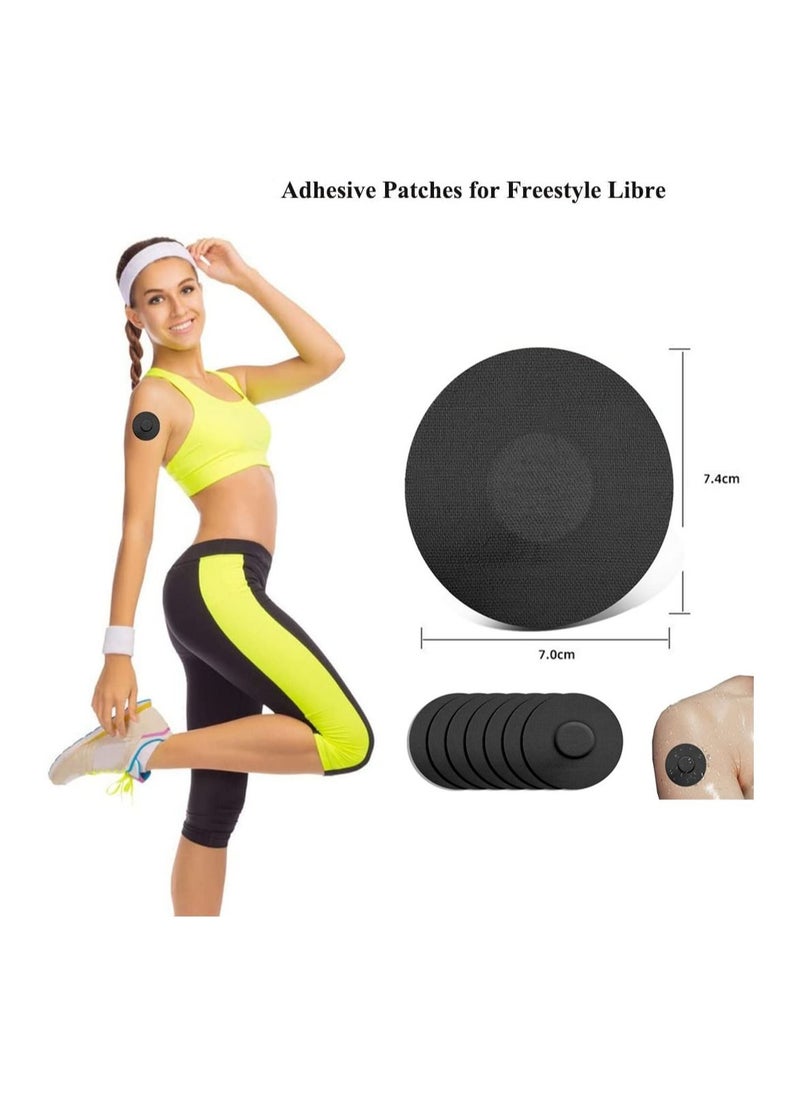 Generic - 20 Pieces Waterproof Sensor Covers for Freestyle Libre1/2/3 Sweatproof CGM Sensors Adhesive Patches - Image 1