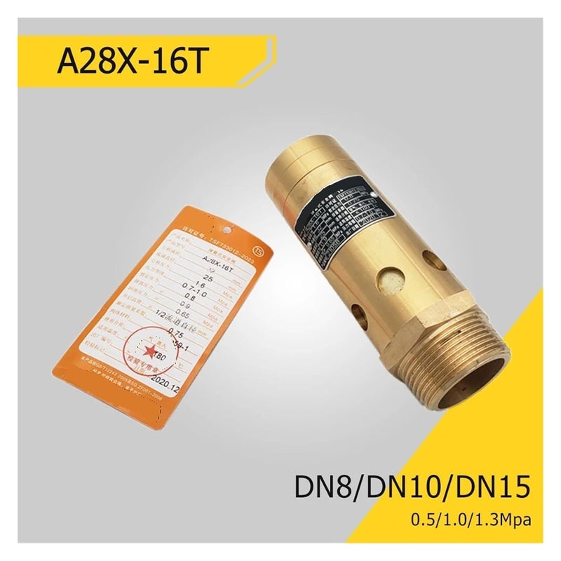 3 4 Inch 0 8Mpa Spring Type Copper Safety Valve Brass Relief For Air Compressor - Image 3